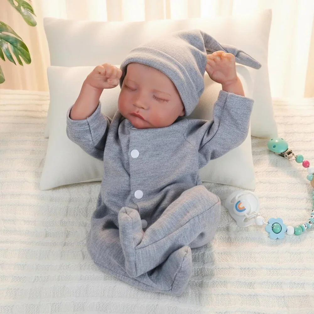 Realistic Reborn Baby Dolls - 18 Inch Full Vinyl Body Lifelike Reborn Boy Doll